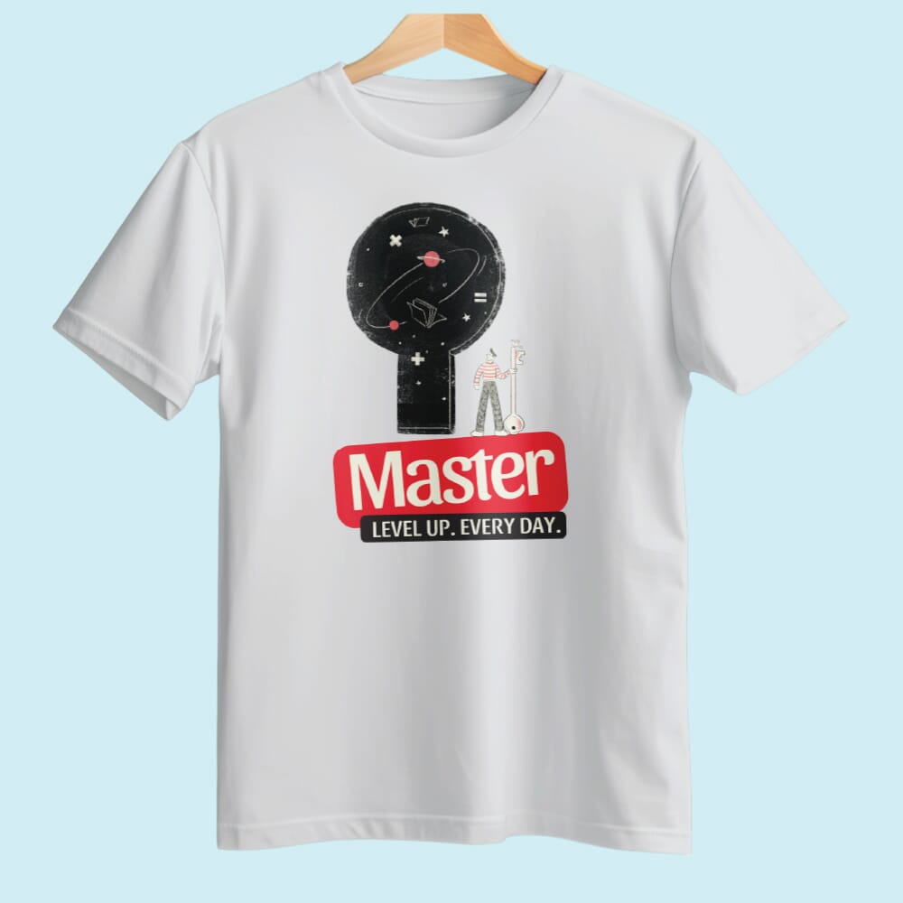 Master GB Pima Round Neck T-Shirt White